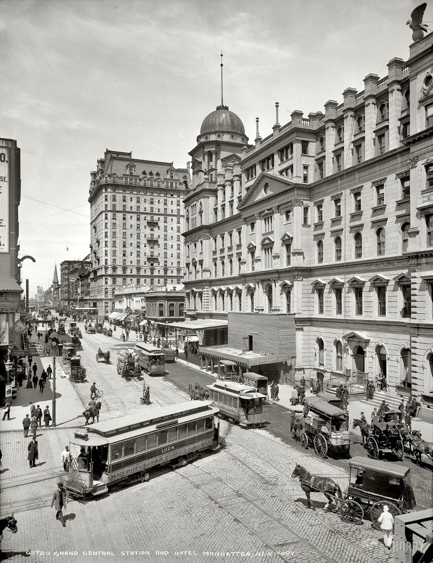 Tak wyglądał Nowy Jork w roku 1903, gdy Mary Anderson jadąc...