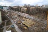 Budowa nowego wiaduktu na Śmigłego Rydza w Łodzi. Zobacz, jak powstaje nowy wiadukt [ZDJĘCIA]