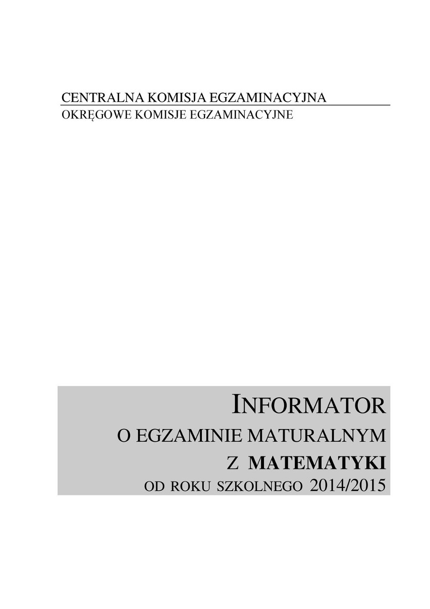 Matura 2016 z matematyki na poziomie podstawowym i...