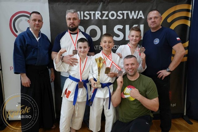 Reprezentanci ABiRO Zielona Góra zdobyli w Wieliczce 14 medali mistrzostw Polski.
