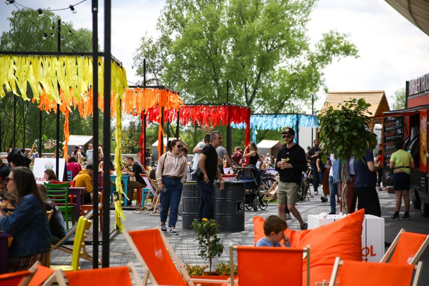 Kraków. Foodtruckowe centrum z atrakcjami przy hali Tauron Arena [ZDJĘCIA]