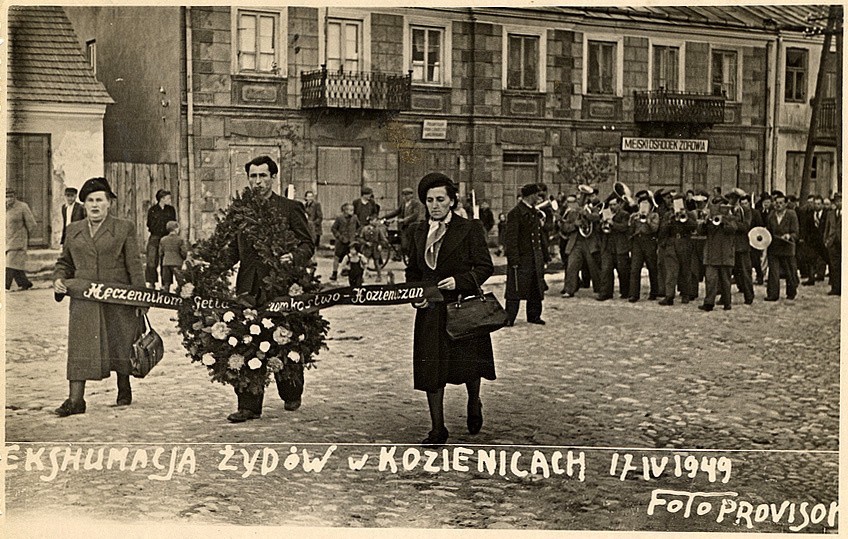 17 kwietnia 1949 roku, "Ekshumacja Żydów w Kozienicach".