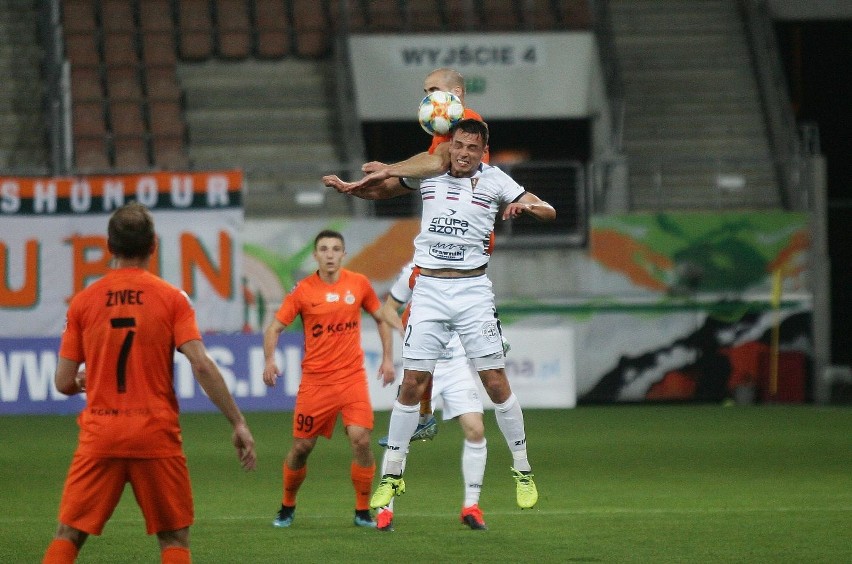 W październiku 2019 Pogoń wygrała w Lubinie 1:0 po golu...