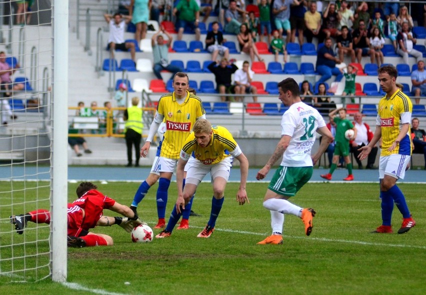 Radomiak Radom pokonał u siebie Olimpię Elbląg 4:0.