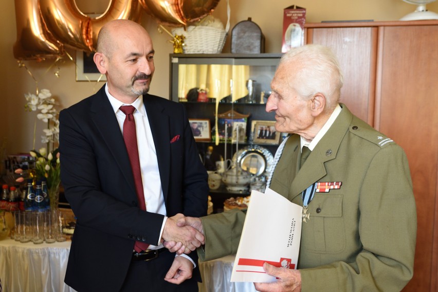 Choroszcz. Major Eugeniusz Barański świętował setne urodziny