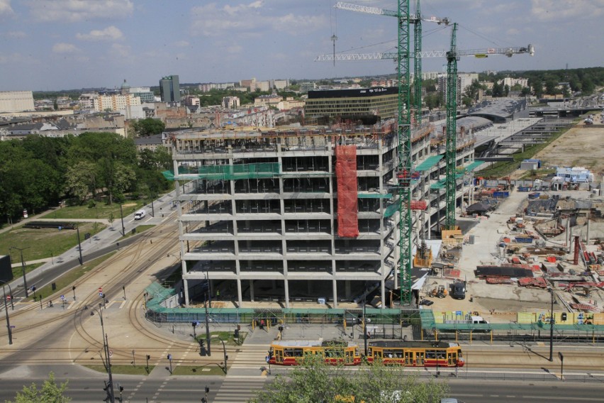 Nowe Centrum Łodzi. Jak wygląda Łódź z siódmego piętra Bramy...