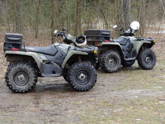 Policjanci przesiedli się na quady i ruszyli w teren