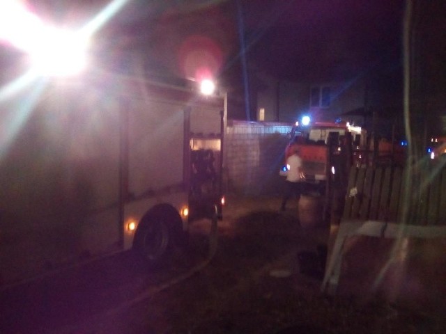   Nocna akcja ratunkowa strażaków