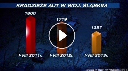 W woj. śląskim kradnie się coraz mniej samochodów