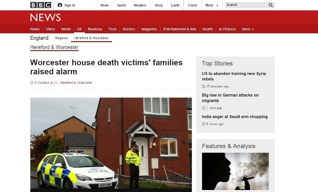 Wiadomość o morderstwie 29-letniej kobiety pojawiła się w angielskich mediach, m.in. w BBC. Do zdarzenia doszło we wtorek