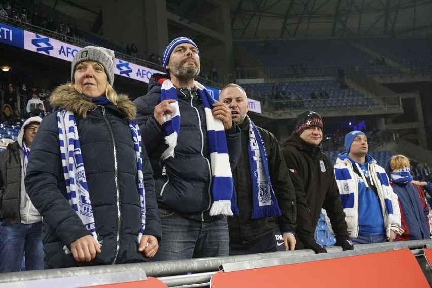 Podczas meczu Lech Poznań - Wisła Płock (2:1) atmosfera na...