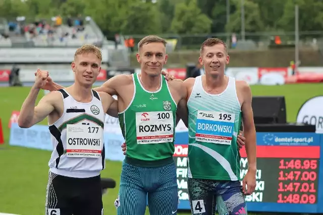(Michał Rozmys i Filip Ostrowski zdominowali dystanse 800 i 1500 metrów)