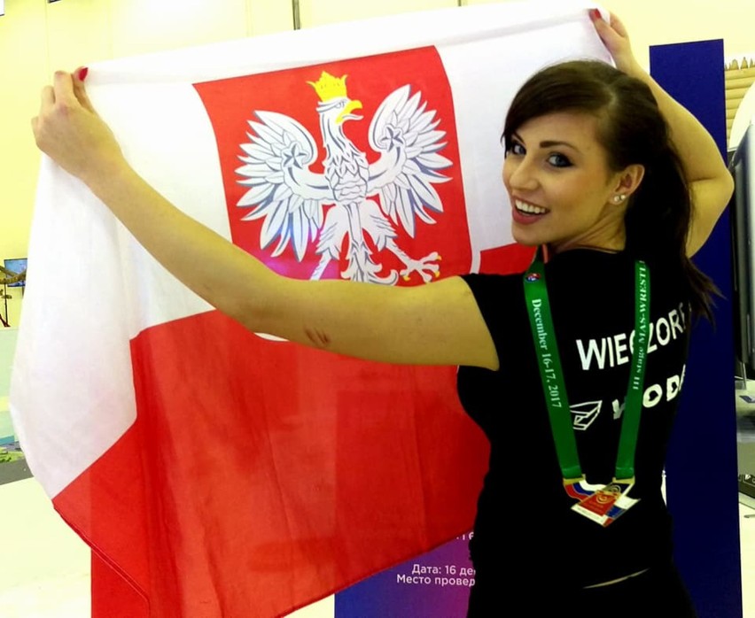 Klaudia Wieczorek - trzecia na świecie w mas wrestlingu!