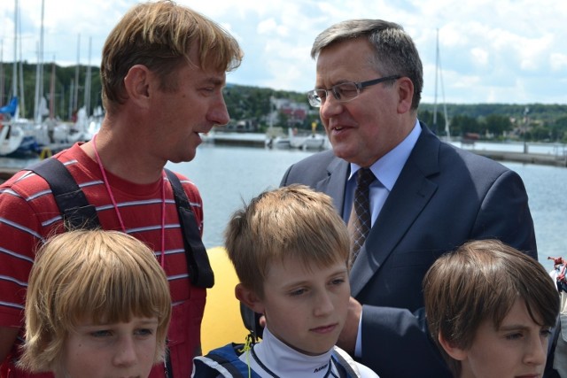 Prezydent Bronisław Komorowski ostatnio często bywa na Pomorzu. W zeszłym tygodniu odwiedził Chojnice i Charzykowy