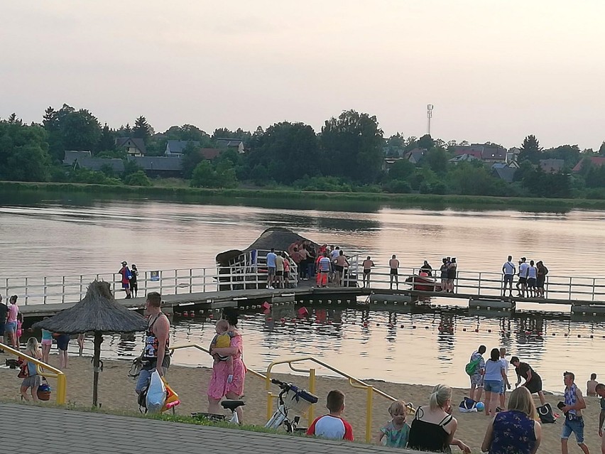 Molo w Siemiatyczach zostało zniszczone przez kilkunastu...