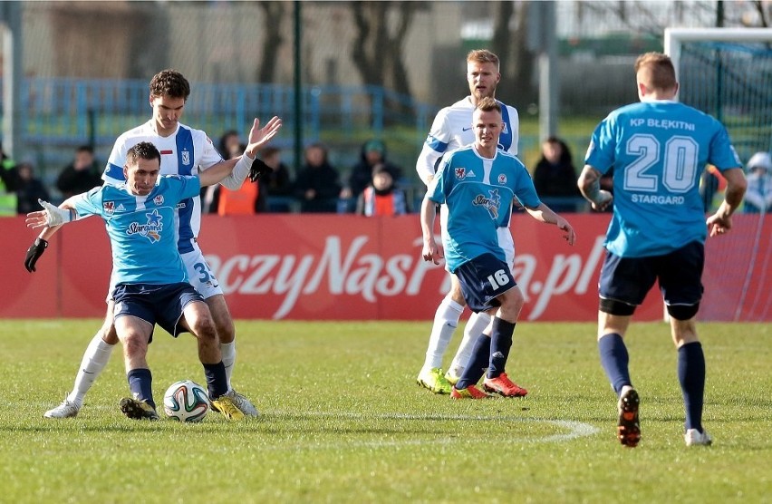 Błękitni Stargard  - Lech Poznań 3:1