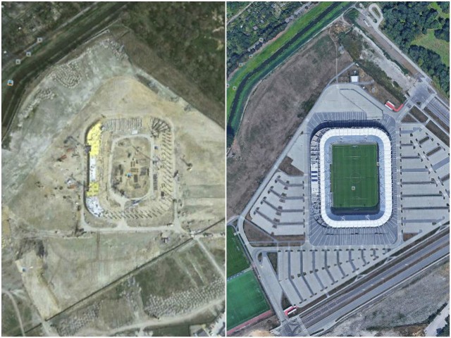 Arena Lublin w 2013 r. i obecnie