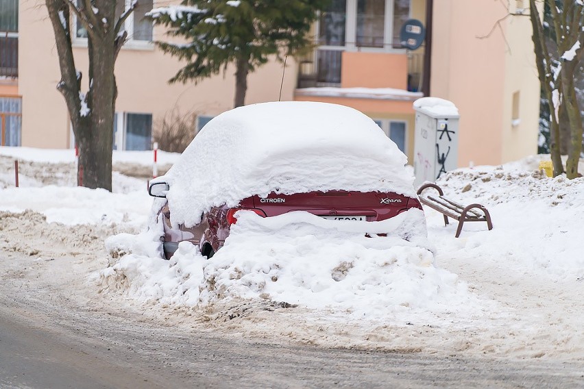 Krynica walczy ze śniegiem