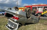 Areszt dla pijanego kierowcy BMW, który spowodował wypadek w Warce. Ciężko ranny został pasażer samochodu