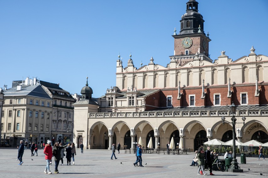 Kraków opustoszał. Ludzie boją się koronwirusa [ZDJĘCIA]