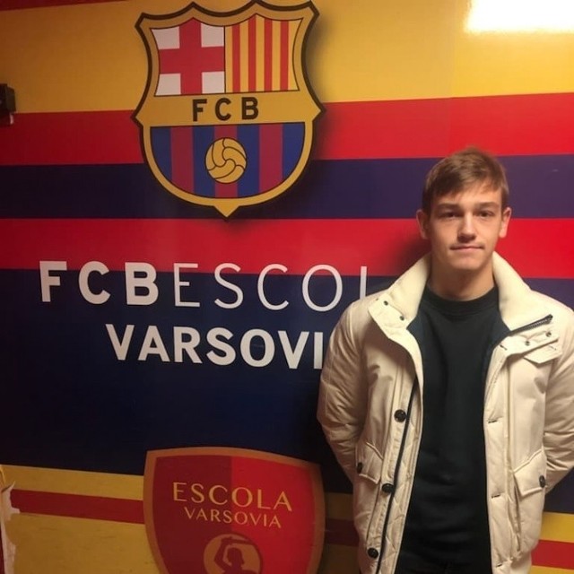 Marek Mrożek szkoli swoje umiejętności w szkółce FCB