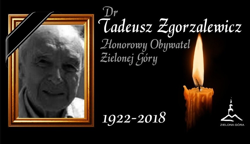 Dr Tadeusz Zgorzalewicz nie żyje. Znany ginekolog i położnik, honorowy obywatel Zielonej Góry