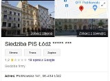 Wpisujesz w Google frazę "siedziba PiS Łódź"? Pojawi się wizytówka i... ***** ***