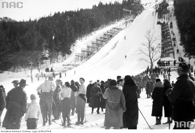 Tak skakano na Wielkiej Krokwi. Legendarna skocznia została otwarta 22 marca 1925 roku. Ponad 180 tysięcy fotografii z Narodowego Archiwum Cyfrowego www.nac.gov.pl