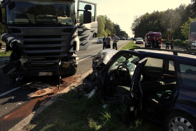 Wypadek na krajowej 6