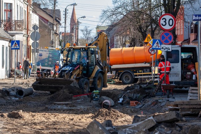 Trwa przebudowa ulicy Edmunda Matuszewskiego na terenie Bydgoskiego Parku Przemysłowo-Technologicznego w Bydgoszczy.