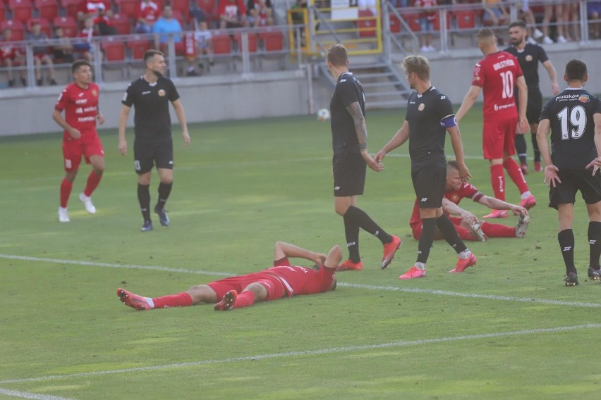 Lodz 25-07-2020 stadion rts widzew mecz o awans o wejscie do...