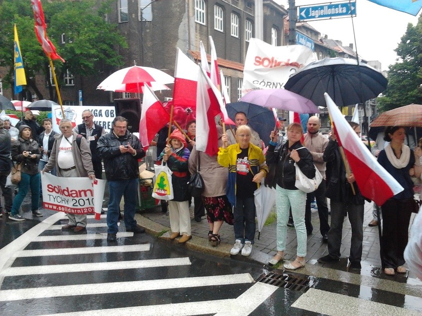 Manifestacja LOS w obronie polskości Śląska