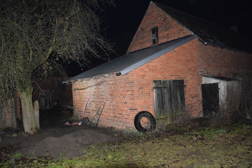 Miejsce przerażającej zbrodni w Ciecierzynie.