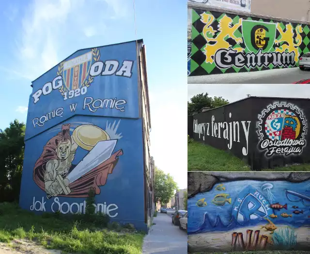 Kibicowskie murale w śląskich miastach   Zobacz kolejne zdjęcia. Przesuwaj zdjęcia w prawo - naciśnij strzałkę lub przycisk NASTĘPNE