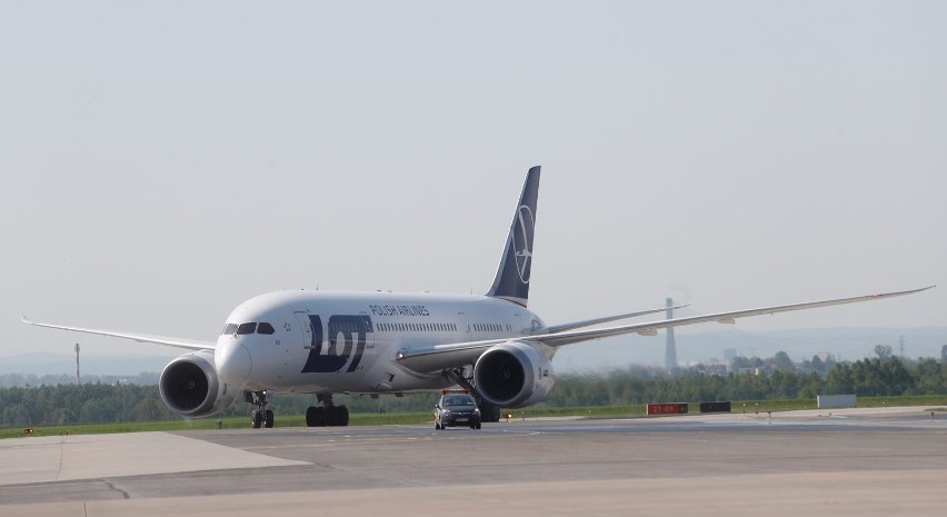 Boeing 787 Dreamliner na rzeszowskim lotnisku