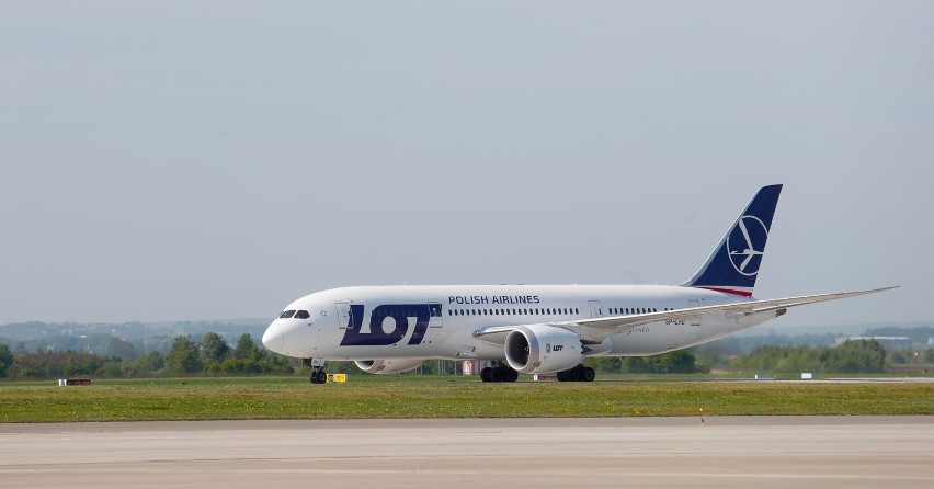 Boeing 787 Dreamliner na rzeszowskim lotnisku