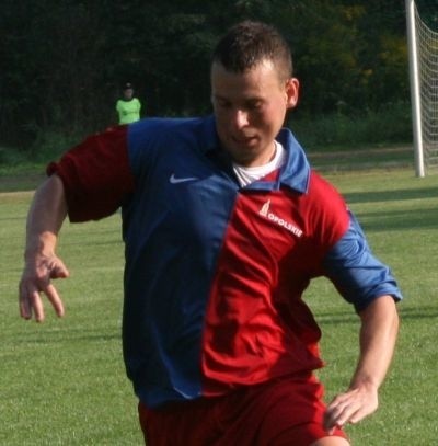 Dominik Franek zdobył gola dla LZS-u Leśnica