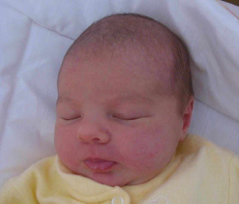 Paulina Krzeszlak urodziła się 13 września, ważyła 3370 g i...