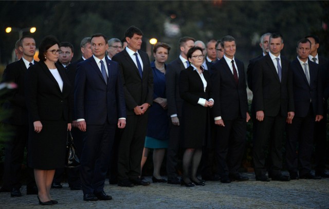 Andrzej Duda i Ewa Kopacz wzięli udział w uroczystościach na Westerplatte