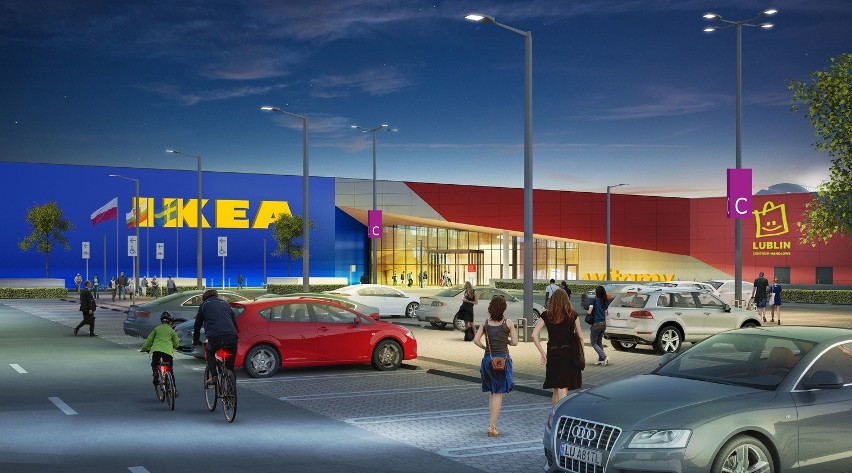 Centrum handlowe IKEA będzie miało 57 500 mkw., na których...