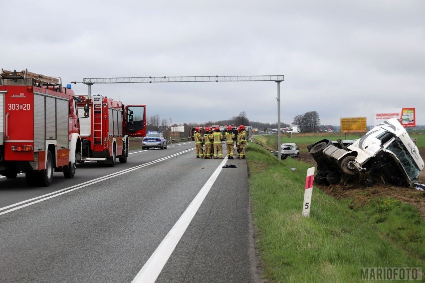 Wypadek na obwodnicy Opola.