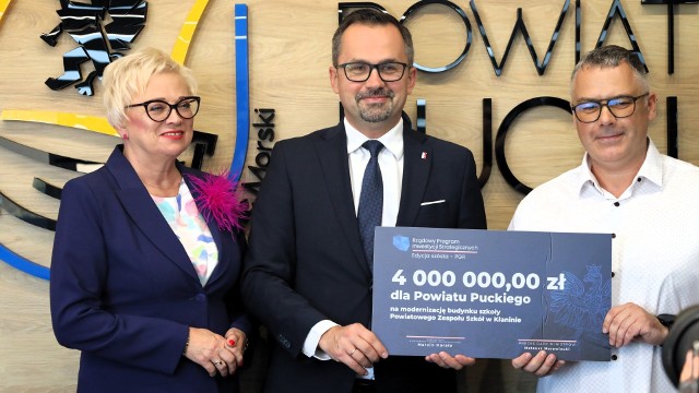 Puck: Ponad 20 milionów złotych dofinansowania dla gmin i powiatu puckiego