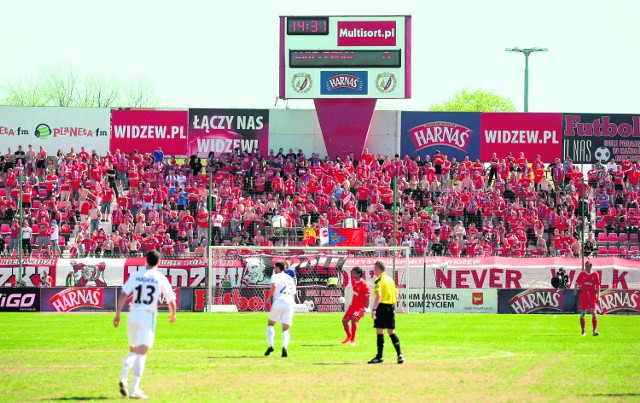 Murawa stadionu Widzewa jest w dobrym stanie