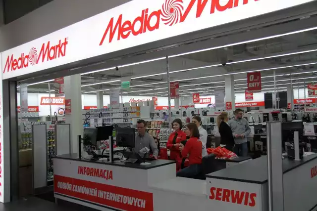 Zdjęcie z 2016 roku, przed oficjalnym otwarciem sklepu Media Markt w Tarnobrzegu