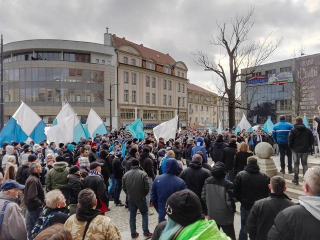 Protest kibiców Stomilu