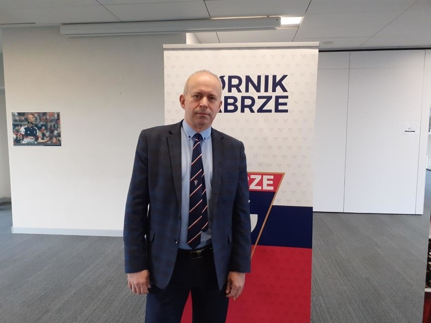 Dariusz Czernik, prezes Górnika Zabrze...
