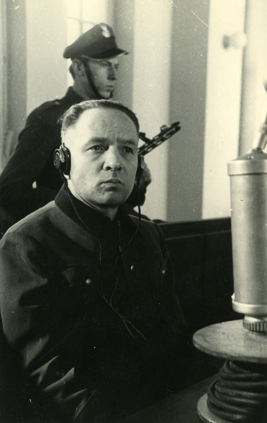 Rudolf Höss w czasie procesu, Warszawa 1947