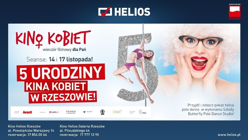 5 urodziny Kina Kobiet w Rzeszowie - Helios Rzeszów