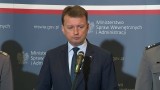 Min. M. Błaszczak o interwencji policji z użyciem mopa [WIDEO]