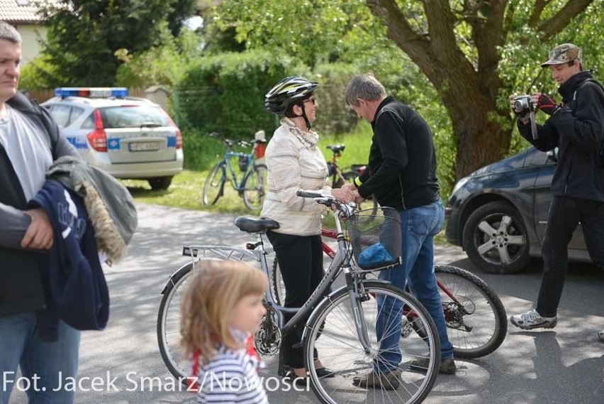 Otwarcie ścieżki rowerowej do Osieka w Złotorii  [zdjęcia]